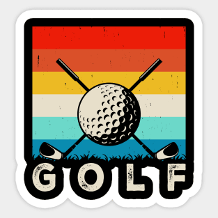 Golf T Shirt For Women Men Sticker